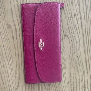 Coach leather wallet